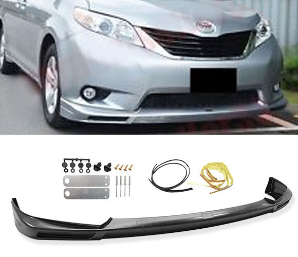 18-20 Toyota Sienna MP Style Front Bumper Lip Spoiler - PU - Altec Development Corp