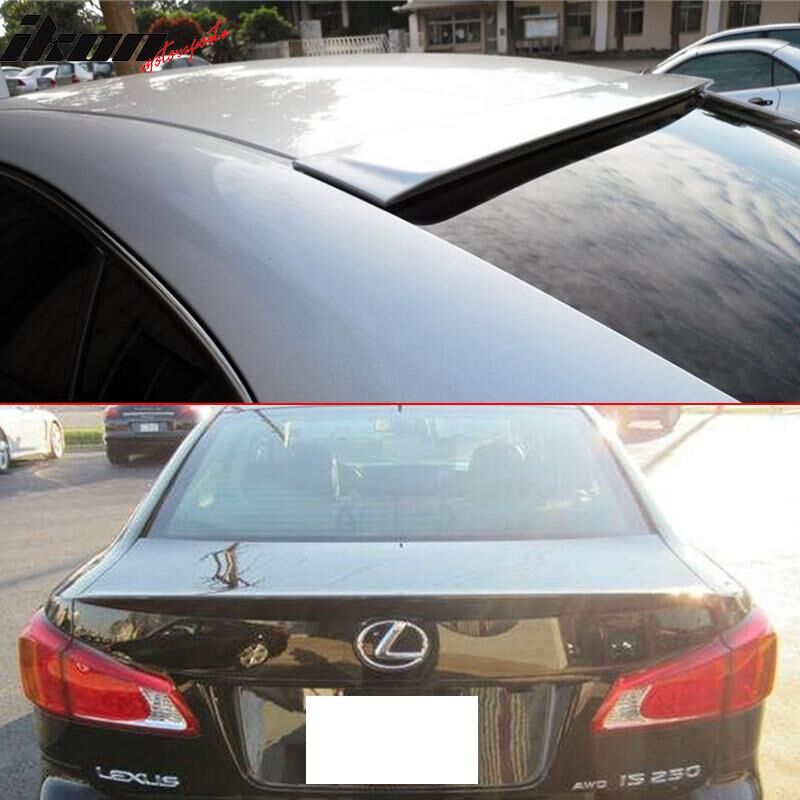 Fits 06-13 Lexus IS250 IS350 Sedan Rear Trunk Spoiler #8U0 Black