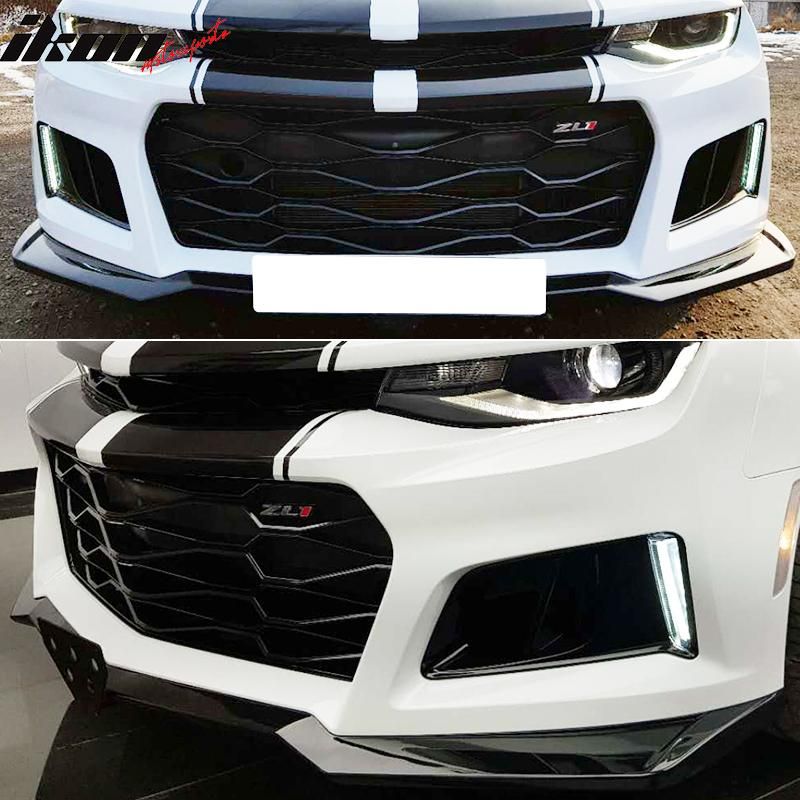 20162018 Chevrolet Camaro Polypropylene ZL1 Style Front Bumper Lip