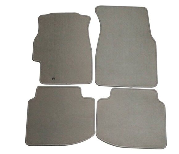 Beige 3-Piece Carpet Floor Mat Set For 2006-2011 Honda Civic - Front & Rear, Nylon, OEM Fit
