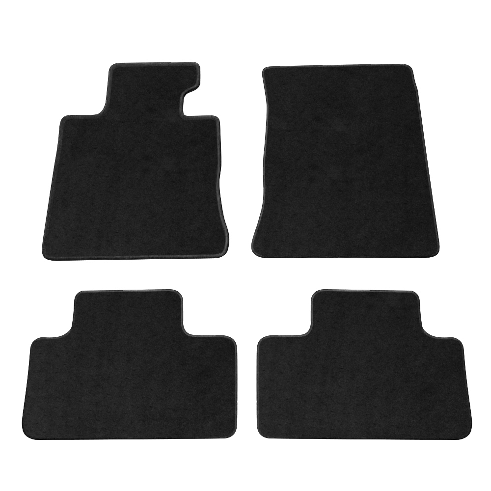 20102016 Hyundai Genesis Coupe Black Nylon Floor Mats Carpet 4 Pieces