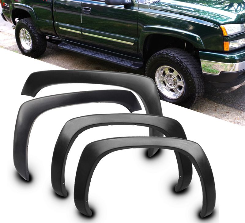 For 99-07 Chevy Silverado Sierra OE Factory Style Wheel Fender Flares Cover Kit