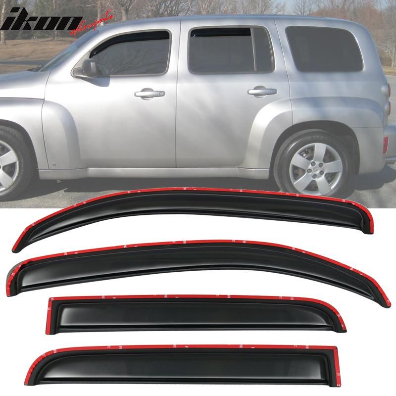 20062011 Chevrolet HHR Acrylic Window Visors 4PC Set WDCHHR06
