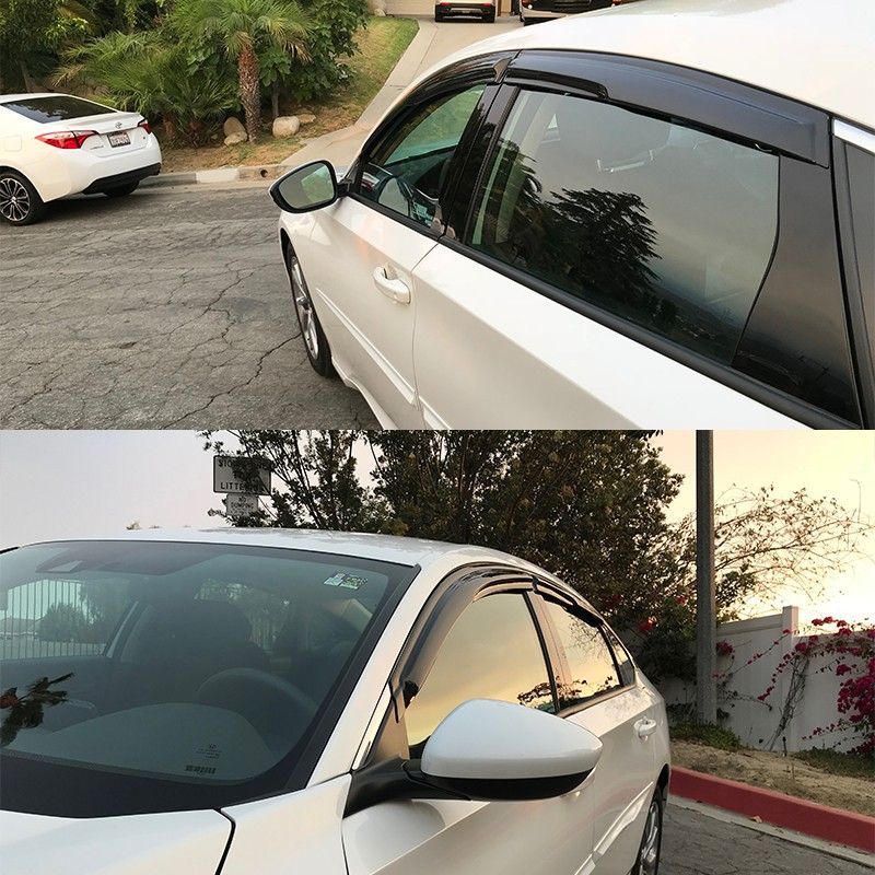 20182022 Honda Accord Sedan Mugen Style Acrylic Window Visors 4Pc