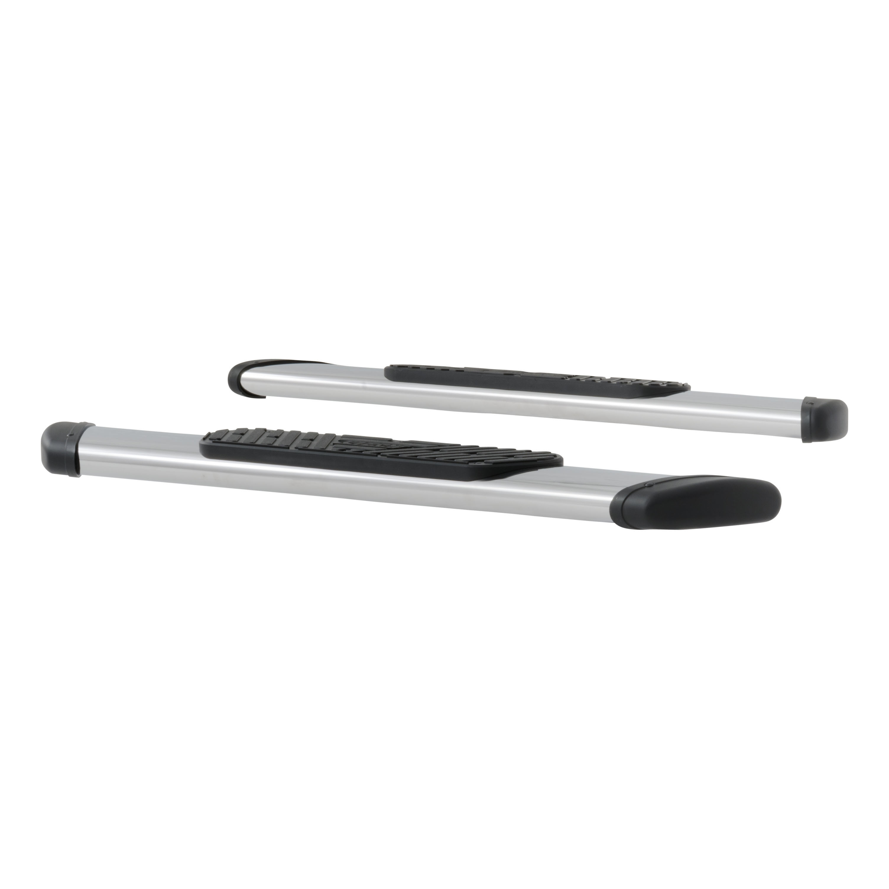 BETTER AUTOMOTIVE Black Round Side Steps – For 1999-2018 Chevy Silverado / GMC Sierra 1500 Regular Cab - View #2