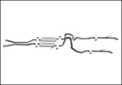 2006-2010 Ford Crown Victoria MagnaFlow Cat Back Exhaust System - 16788