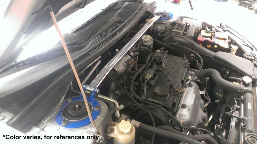 Mitsubishi Lancer 0206 Front Race Spec Strut Tower Bars by Megan