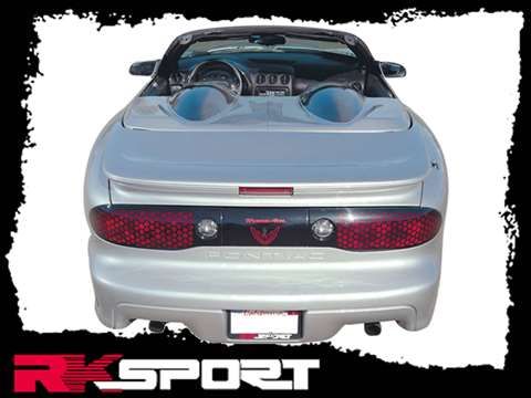 1993-2002 Chevrolet Camaro RKS Carbon Fiber Tonneau Cover w/Carbon Fiber Blisters