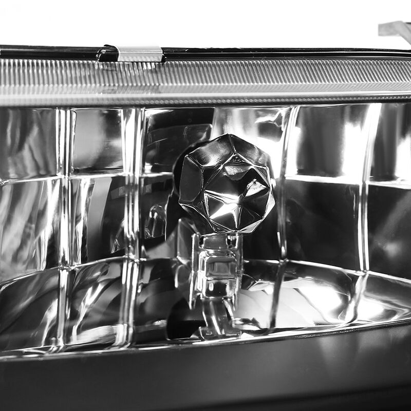19901993 Acura Integra Black Headlights + Corner Lights 2LCLH