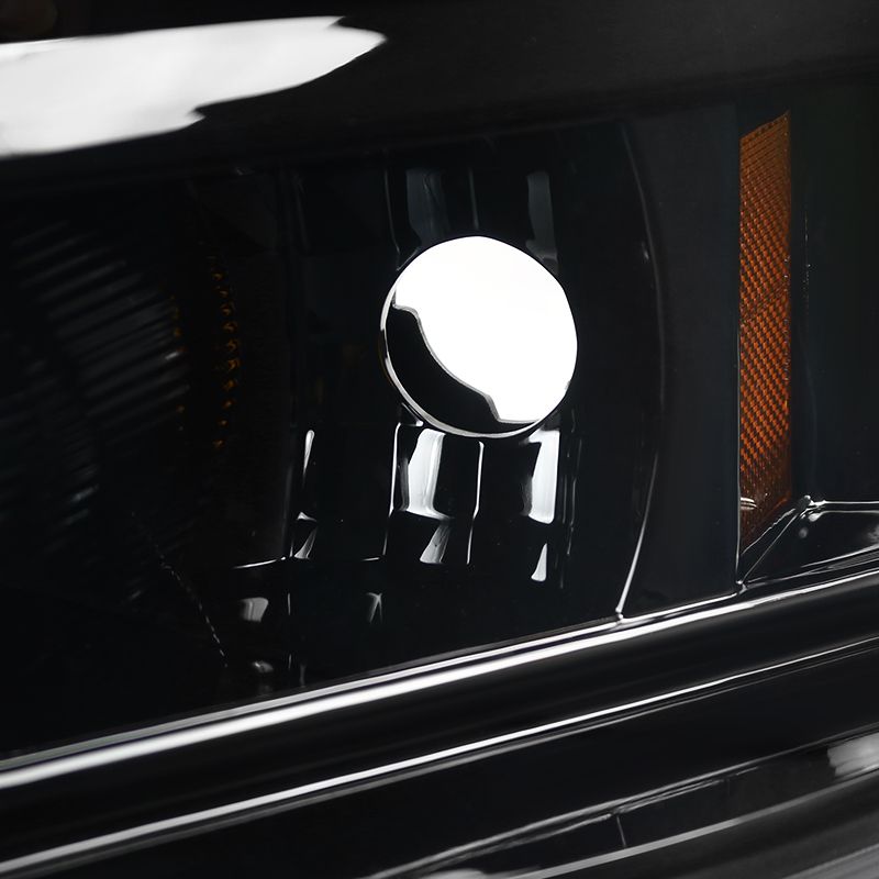 2009-2015 Dodge Ram 1500 Dual Halo LED Headlights - 2LHP-RAM09BK-TM