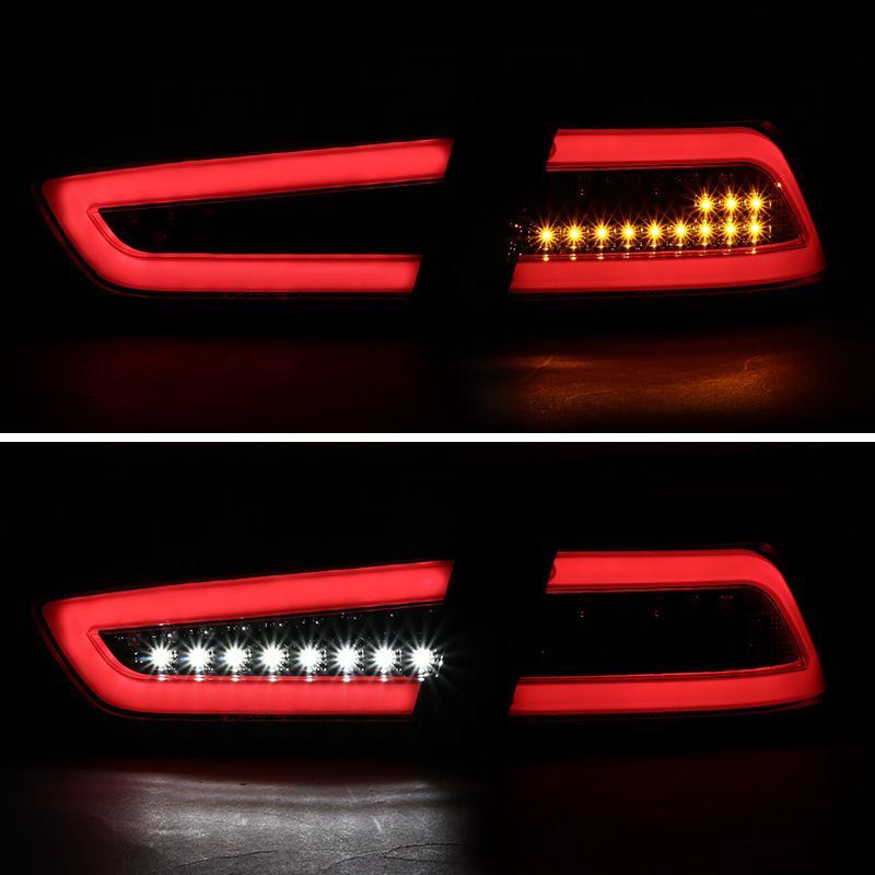 20082017 Mitsubishi Lancer EVO X Gloss Black LED Tail Lights LTEVO08BKLEDTM