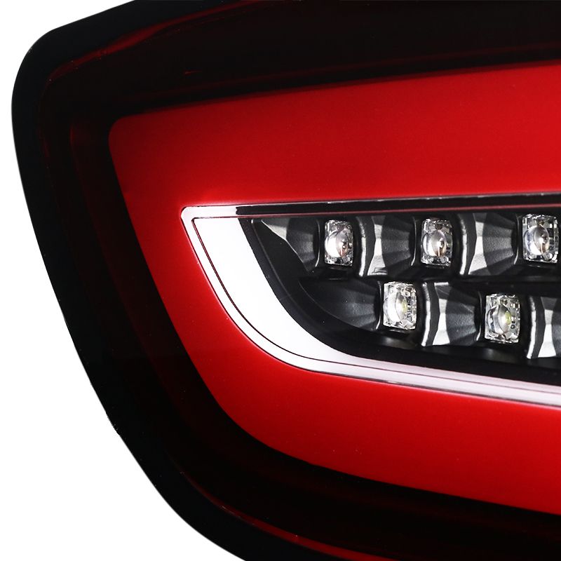 20082017 Mitsubishi Lancer EVO X Red LED Tail Lights LTEVO08RLEDTM