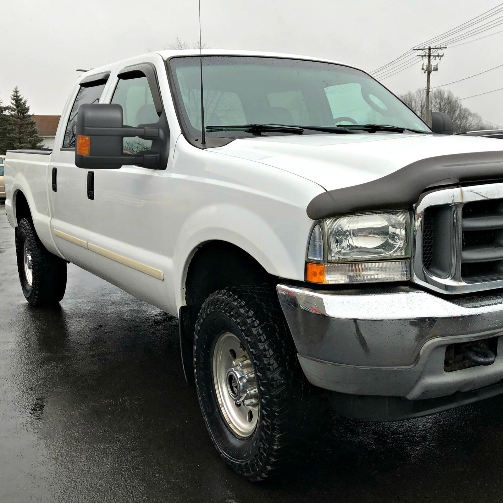 ECCPP Tow Mirror Towing Mirror Compatible With 2003-2007 For Ford F250 F350 F450 F550 Super Duty 2003 2005 Excursion Right Side Manual Control No Heat Turn Signal Li