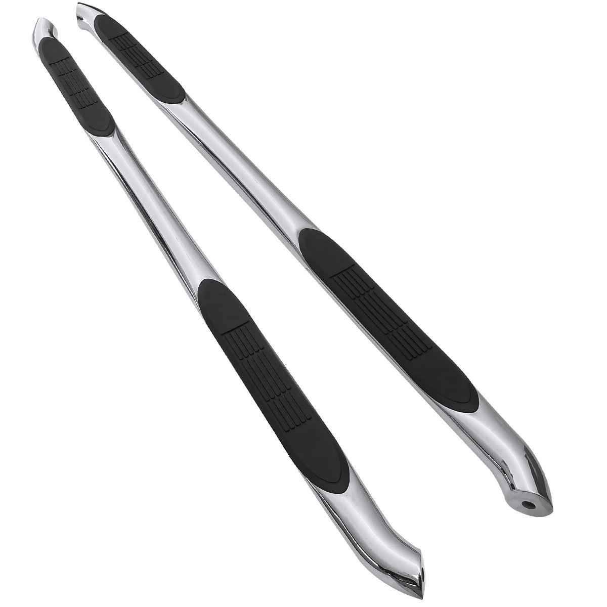 20082013 Jeep Liberty Chrome 3" Round Side Step Bar SSB3LIB08S2WB