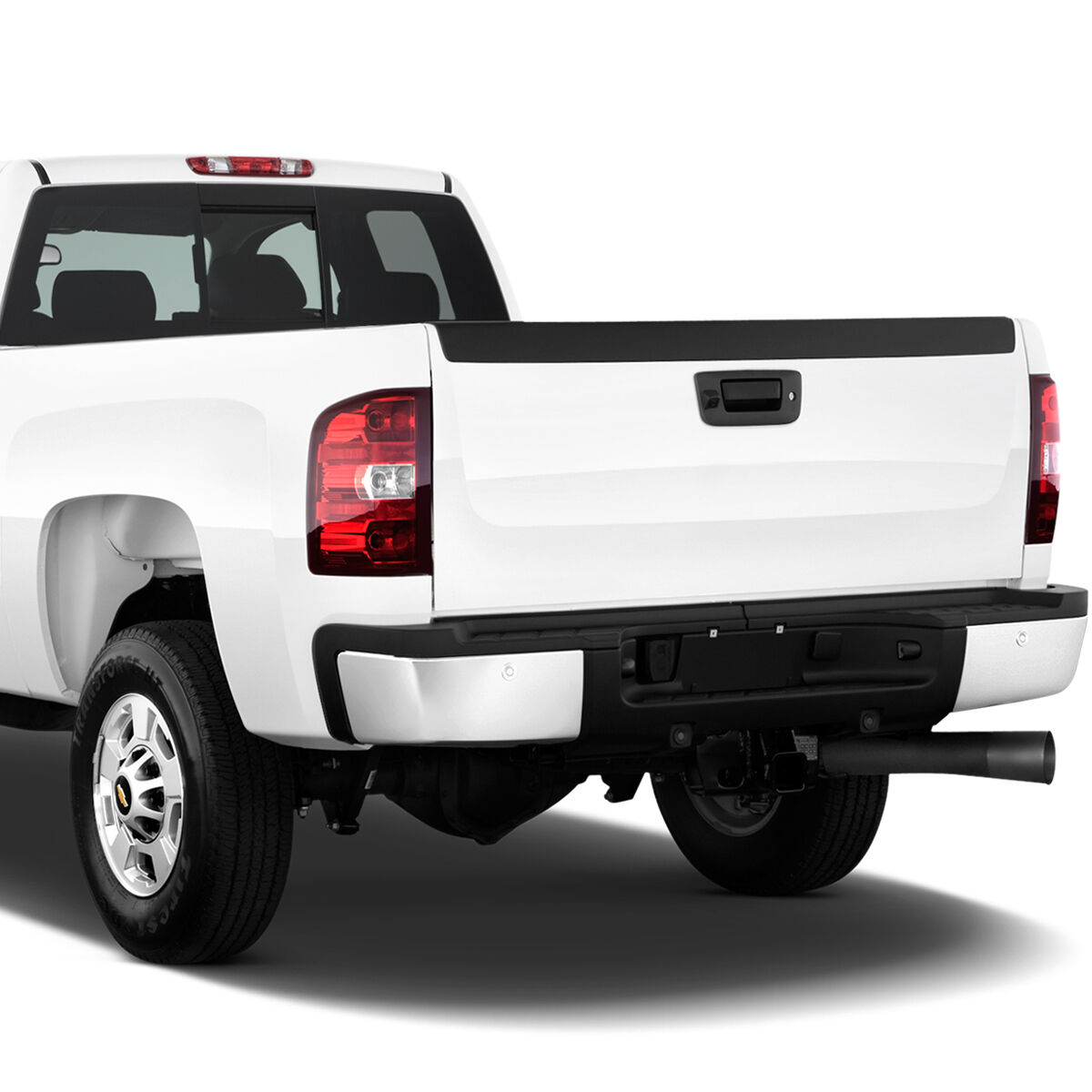 For 07-13 Chevy Silverado Tailgate Molding Outline Chrome Accent Trim 4.5