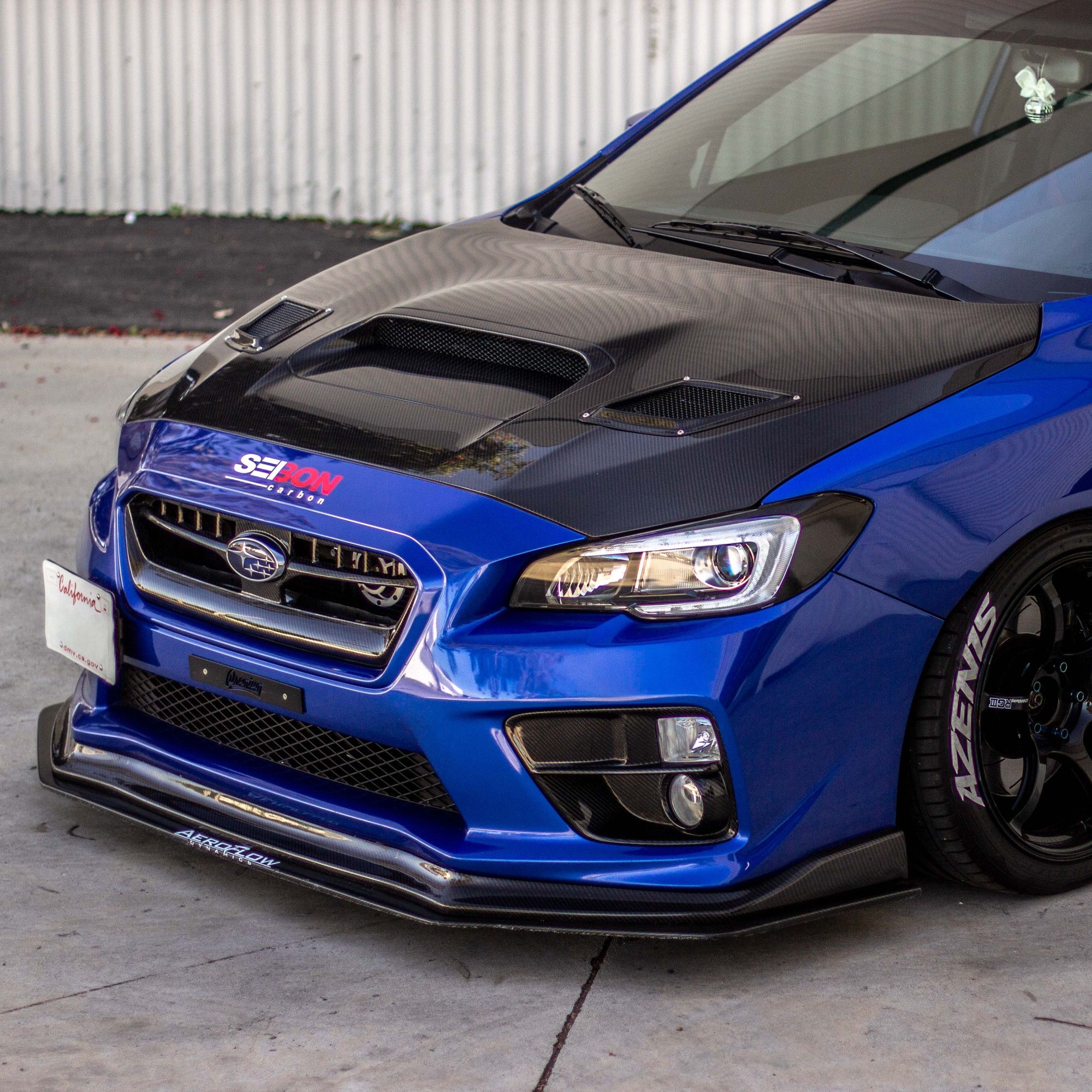 20152021 Subaru WRX/WRX STI CS Style Carbon Fiber Hood by Seibon