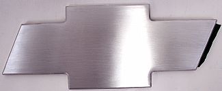 2007-2013 Chevrolet Silverado 1500/2500 Street Scene Aluminum Tailgate Emblem Satin 