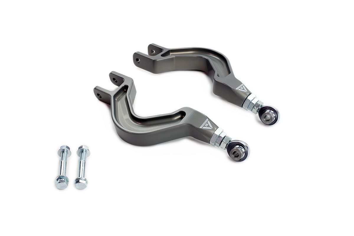1989-1998 Nissan 240sx SE VooDoo13 Rear Camber Arms Gunmetal Hard Anodize Clear - RCNS-0100HC