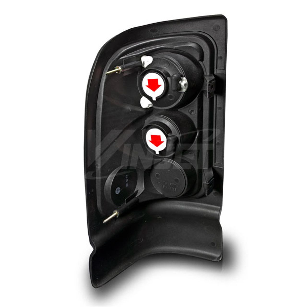 19942001 Dodge Ram 1500 Black/Clear Altezza Tail Lights CTWJ0012BC