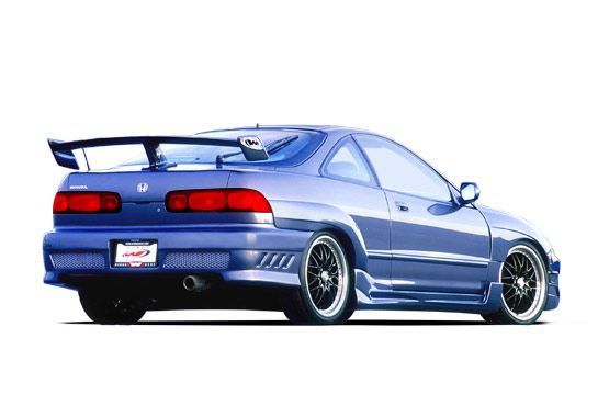1994-1997 Acura Integra Agressor II w Extreme Flares Style Wings Wes