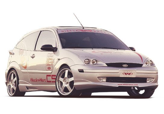 2000-2004 Ford Focus ZX3 W Type Style Wings West Body Kit - WW-890385