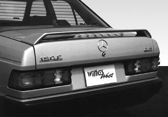1984-1993 Merdes Benz 4dr 190E W201 M3 Style Trunk Spoiler Wing