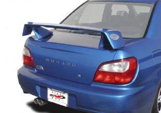 02 03 Subaru Wrx 4dr Rally Series Trunk Spoiler Wing W Led Ww l