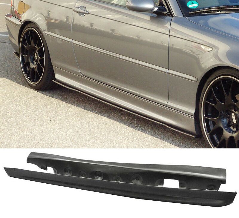 19992006 BMW 3Series E46 2DR Coupe TypeM Polyurethane Side Skirts