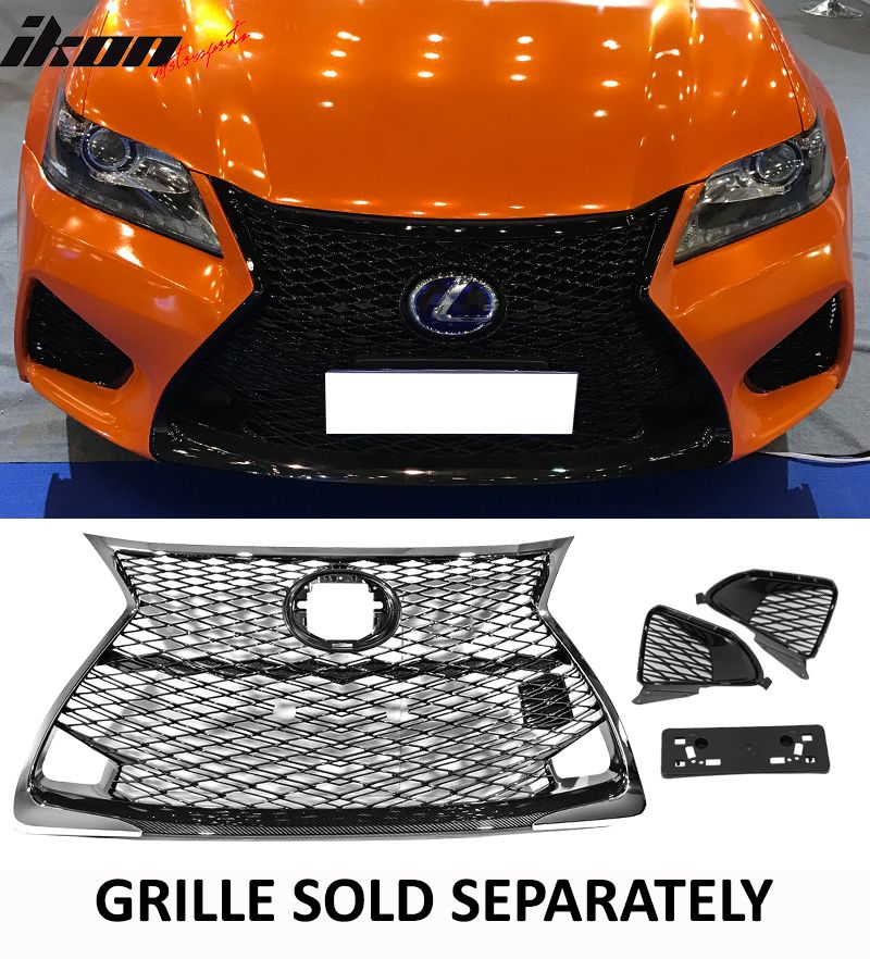 13 15 Lexus Gs350 Gs450h F Sport Style Front Bumper Cover Polypropylene W O Grille Bkp Lgs12fs