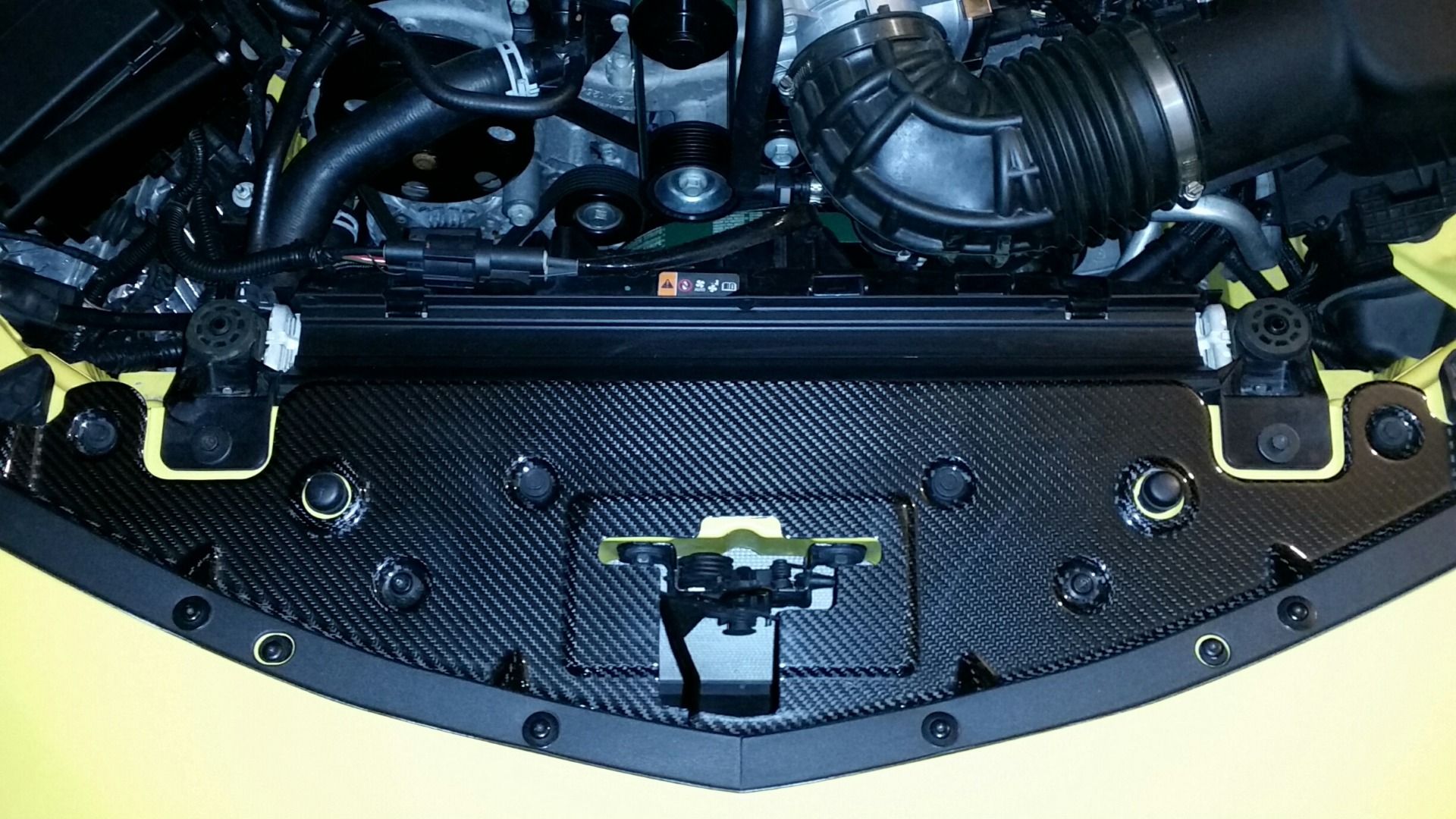 2016-2023 Chevy Camaro Carbon Fiber Radiator Cover