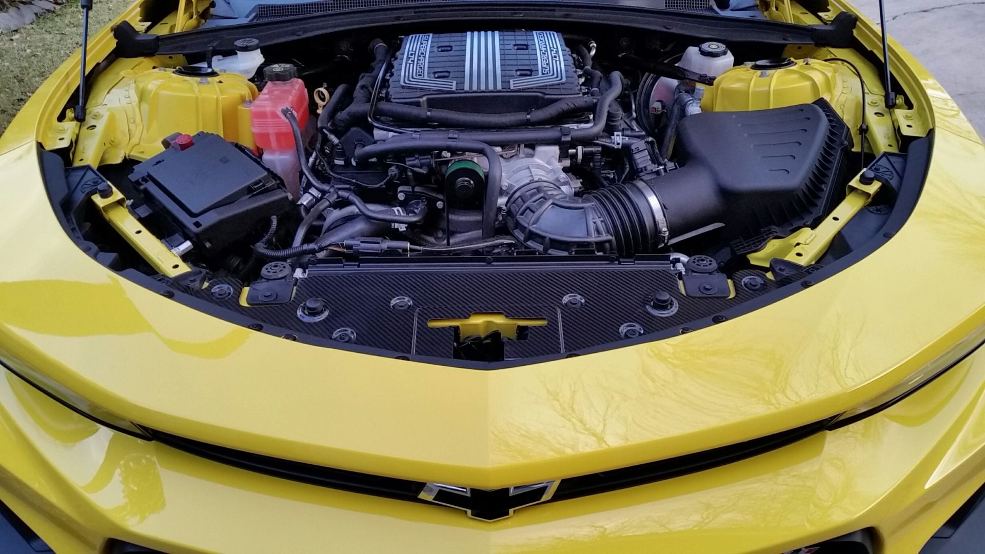 2016-2023 Chevy Camaro Carbon Fiber Radiator Cover