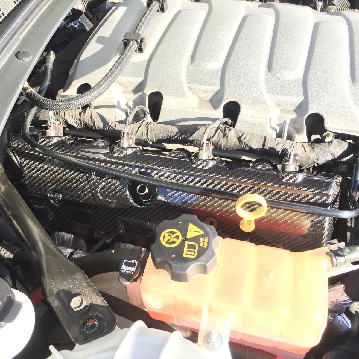 2016-2019 Cadillac CTS-V 6.2L LT4 V8 Carbon Fiber Ignition Coil Covers 2PC 