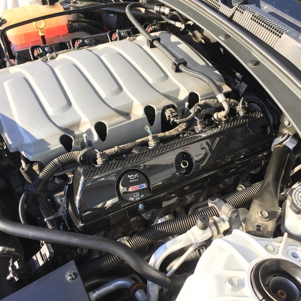 2016-2019 Cadillac CTS-V 6.2L LT4 V8 Carbon Fiber Ignition Coil Covers 2PC 