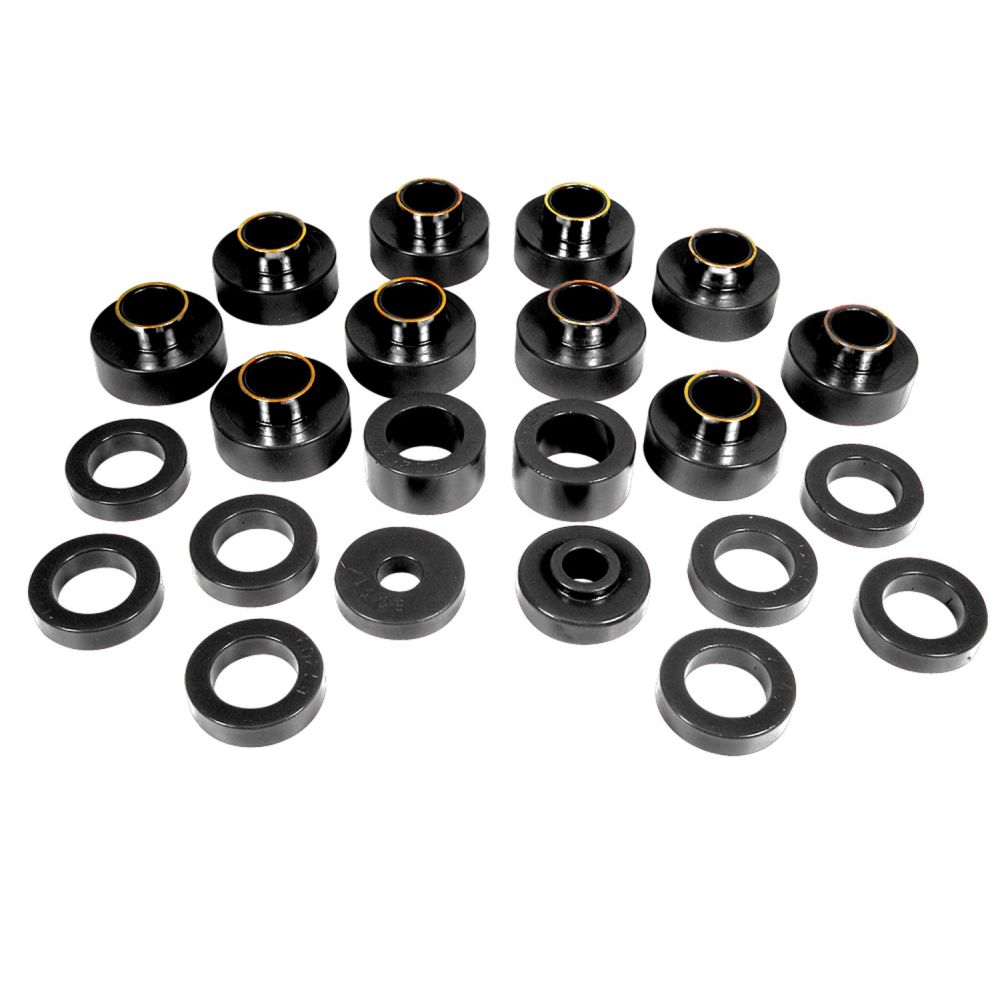 19811983 Jeep CJ5 Body Mount Kit Black Prothane 1104BL